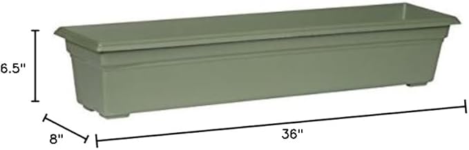Root & Vessel 16360, Sage, Countryside Flower Box Planter, 36-Inch Novelty
