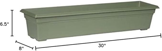 Novelty 16300 30" Flowerbox Sage, Inch Novelty