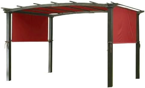 Garden Winds Universal Pergola Replacement Canopy - Standard 350 - Cinnabar GardenWinds