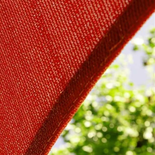 Amgo Custom Size 22' x 23' x 31.8' Red Right Triangle Sun Shade Sail Order to Make Canopy Awning UPF50+ AGSLT, 95% UV Blockage, Water & Air Permeable, 200GSM Commercial Standard (We Customize) Amgo