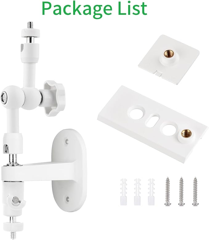 ALERTCAM 2-in-1 Wall Mount for Solar Panel, Stick Up Cam Battery, Spotlight Cam and Spotlight Cam Plus/Pro(Battery), Adjustable Angle to Get Maximum Sunlight for Your Solar Panel ALERTCAM
