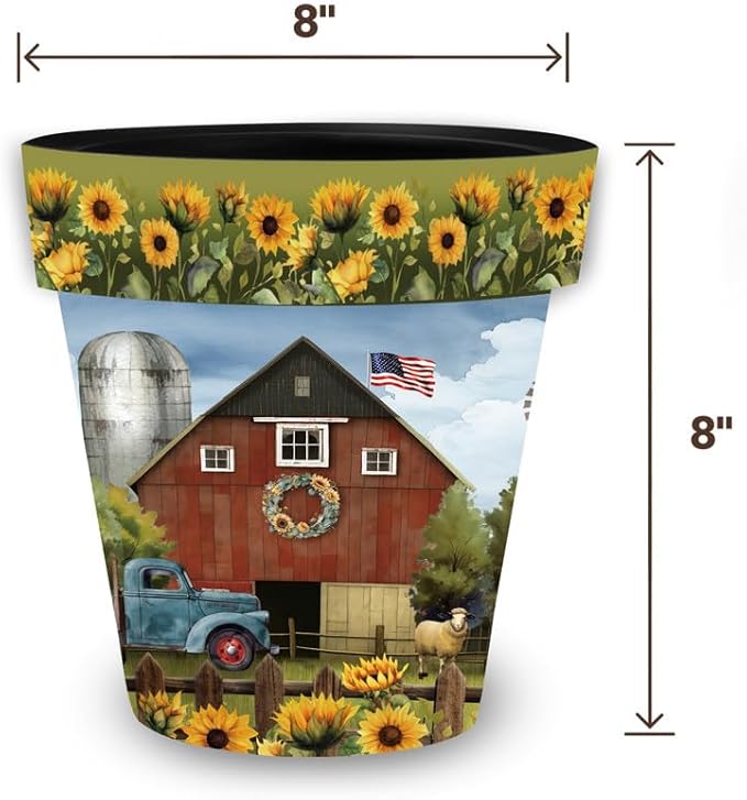 Briarwood Lane Sunflower Barn Small Planter BriarwoodLane