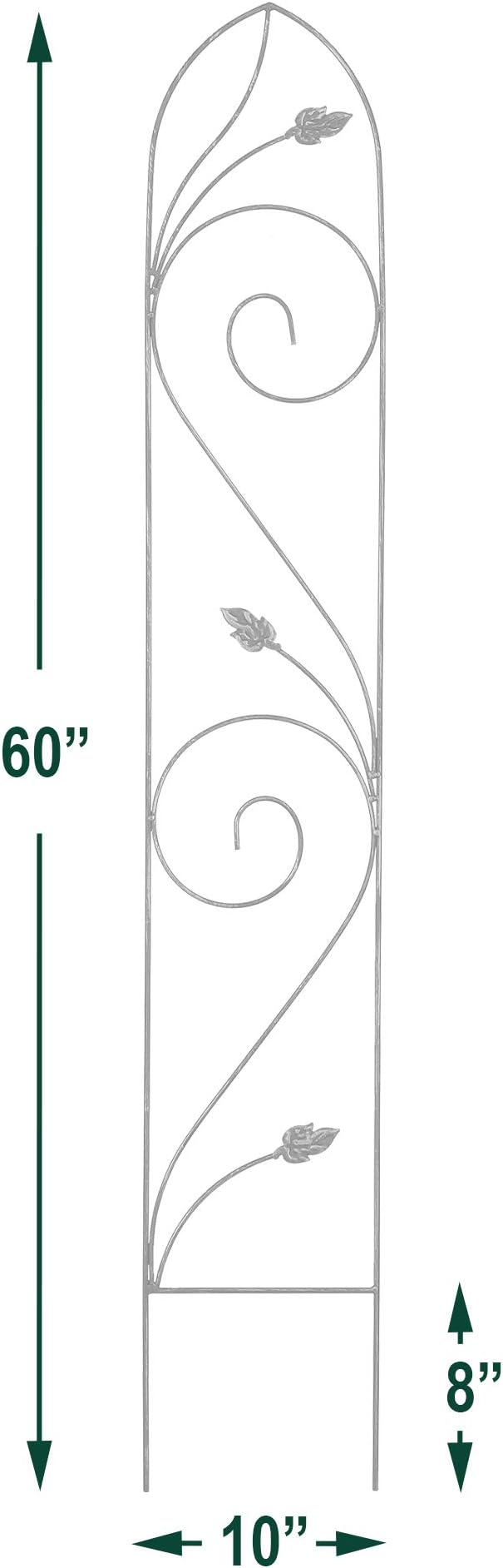 Arcadia Garden Products TR05 Autumn Leaf Trellis 5' Rootora