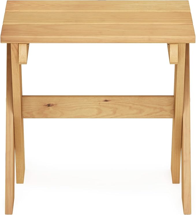 Furinno Tioman Outdoor Side Table Flower Stand, Pine Wood Furinno-FitsYourSpaceFitsYourBudget