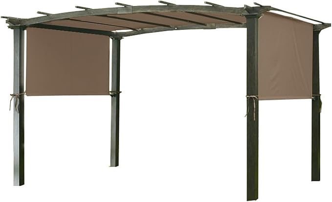 Garden Winds Universal Pergola Replacement Canopy - Standard 350 - Nutmeg GardenWinds