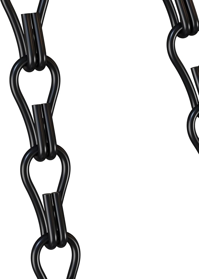 garini 3 Pack, 23 Inch Hanging Baskets Chain, Hanging Chains with Hooks Flower Pot Chain Replacement Plant Hangers for Planters, Bird Feeders and Lanterns(Black)… garini