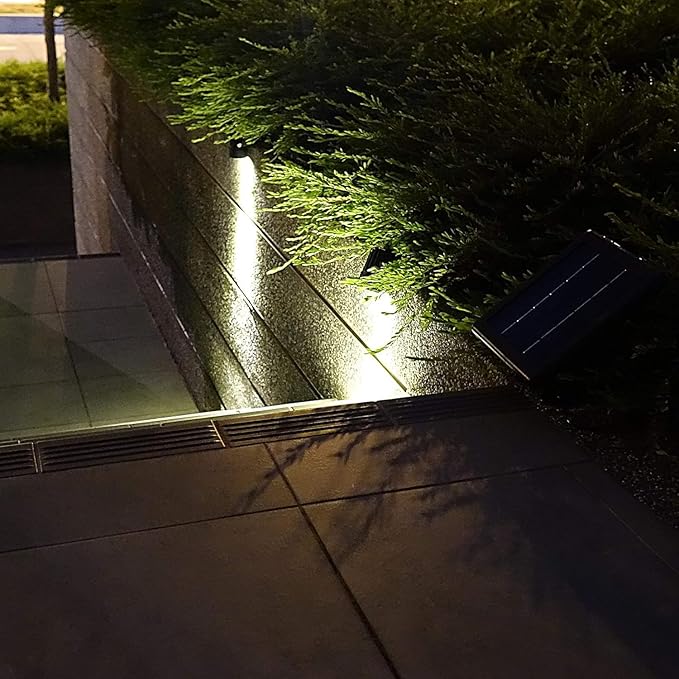 4-Spotlight Mini 50X Solar-Powered LED Spotlight (Cool White LED), Black Finish, Outdoor Garden Yard Landscape Downlight SolarLightMart