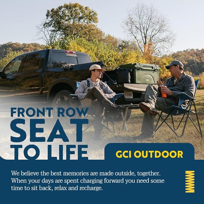 GCI Outdoor Comfort Pro Chair, Heathered Pewter Gray GCIOUTDOOR