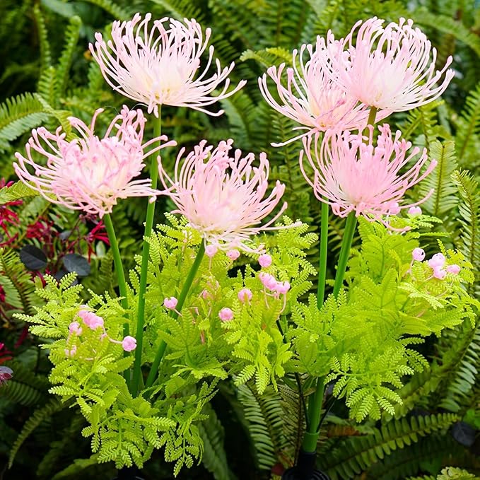 Solar Garden Lights Glowing Flowers & Stems, Outdoor Garden Decoration, Yard Decor StarryMine