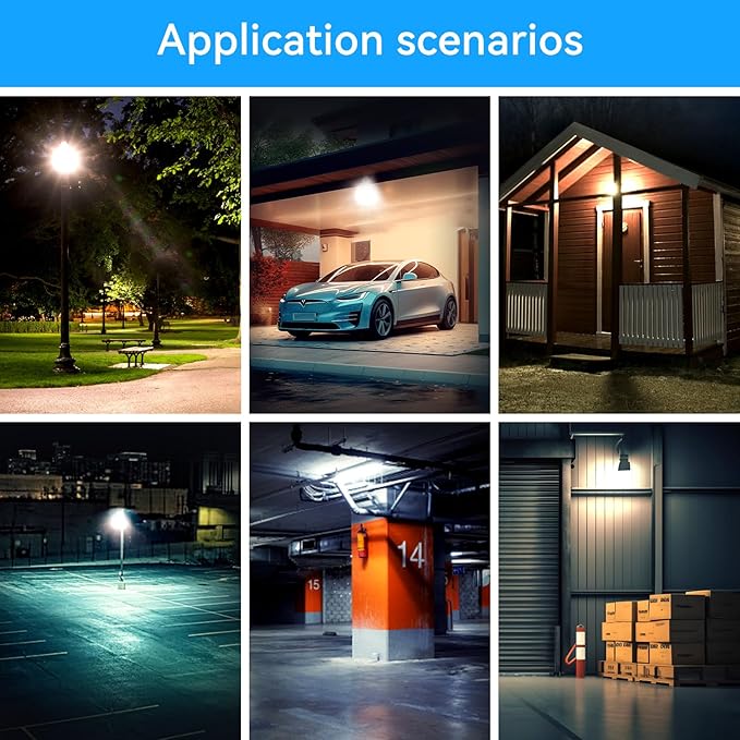 4Pack-60W LED Flood Light Outdoor,6600lm LED Work Light with 6FT US Plug,IP66 Waterproof Exterior Security Lights,6000K Daylight White Outside Floodlights Slim design for Playground Yard Stadium Lingwarm