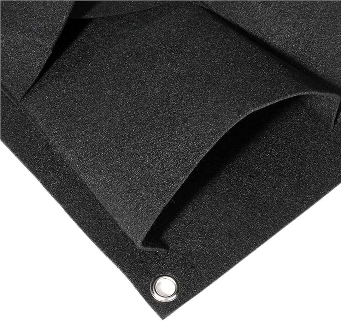 Ogrmar 18 Pockets Vertical Wall Garden Planter Plant Grow Bag for Flower Vegetable for Indoor/Outdoor (18 Pockets, Black) Ogrmar