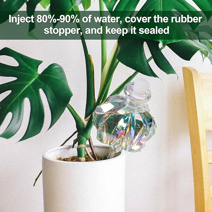 Self Watering Planter Insert. Plant Watering Devices. Plant Watering Bulbs. 3-PCS Plant Watering Globes. Rainbow Colors Cactus Shape Self Watering Globes Large. Plant Lover Gifts KGCCIZI