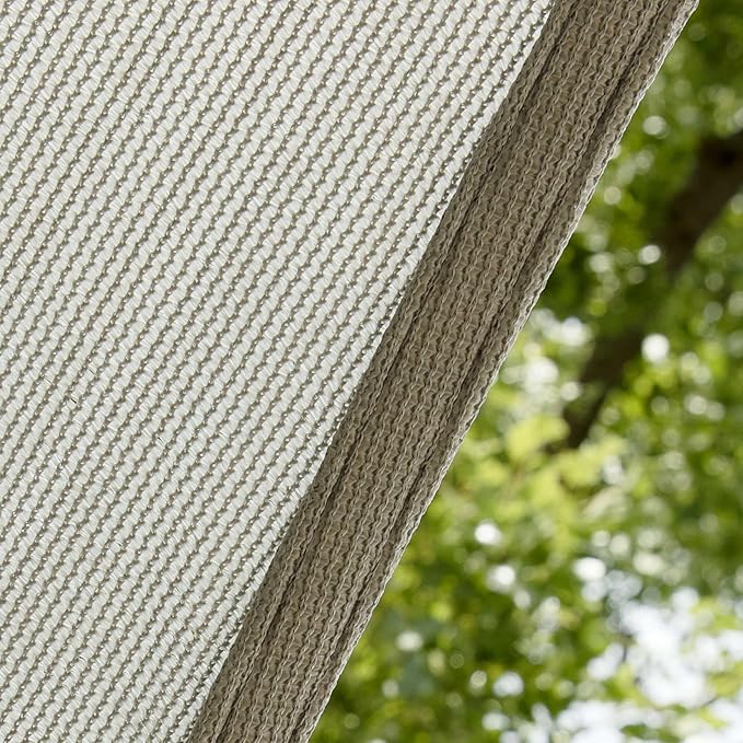 Amgo Custom Size 18' x 18' x 25.5' Gray Right Triangle Sun Shade Sail UPF50+ AGTAPRT12, Order to Make Canopy Awning, 95% UV Blockage, Water & Air Permeable, Commercial Standard (We Customize) Amgo