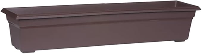 Novelty 16303 Countryside Flower Box Planter, Brown, 30-Inch Novelty