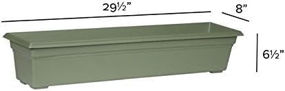 Novelty 16300 30" Flowerbox Sage, Inch Novelty