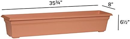Novelty 16365 Countryside Flower Box Planter, 36-Inch, Terracotta Novelty