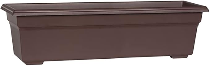 Root & Vessel 16243, Brown, Countryside Flower Box Planter, 24-Inch Novelty