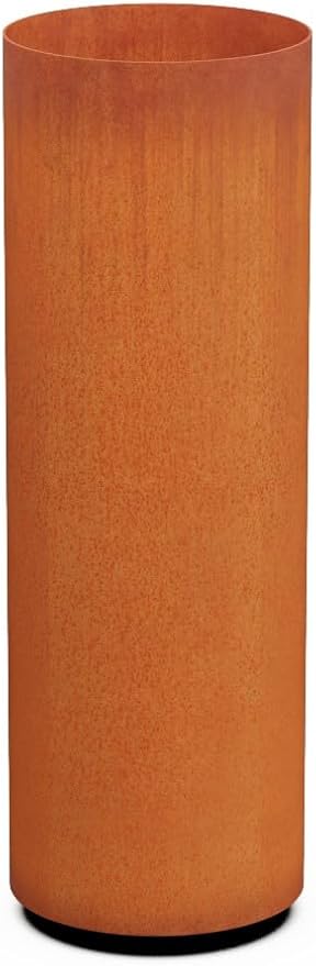 PLANTERCRAFT Corten Steel Metal Planter Box, Round Sizes, Modern Garden Steel planters for Commercial and Residential Outdoor Use. Plantercraft