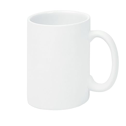 Colorations Decorate Your Own Ceramic Mugs, Unglazed Ready to Craft - Set of 6 Colorations