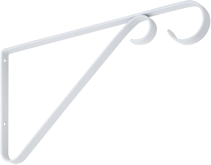 National Hardware N274-571 V2653 Plant Bracket in White,9 Inch NationalHardware