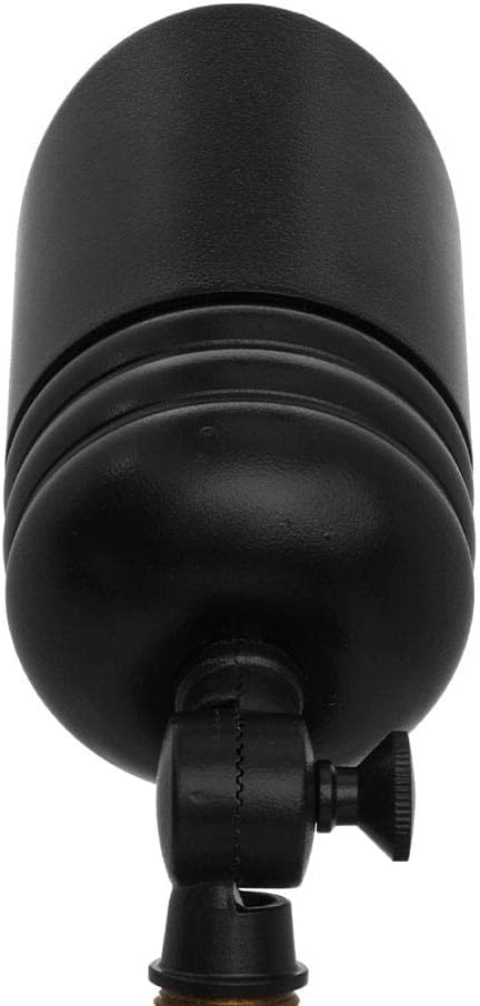 VOLT 20-Pack 12V Fat Boy Brass Outdoor Spotlights (Black) for Low Voltage Landscape Lighting of Yard, Lawn, Garden, Patio, Trees & House VOLT