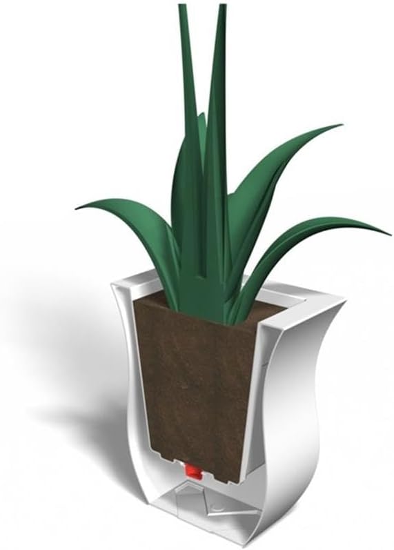 Mayne 5873-NB Polyethylene Planter, Neptune Blue 16x16 Mayne