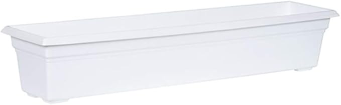 Root & Vessel 16362 Countryside Flower Box Planter, 36-Inch, White. Novelty
