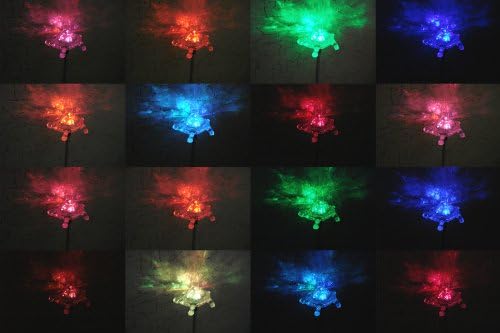 Solar Garden Stake Lights with Color Changing LED or Regular White LED Landscape Path Lights (Set of 2) (Turtle) Ntertainment+House