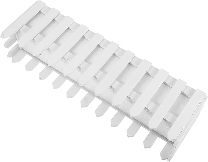 YARDWE Picket Fence Panels Wooden Picket Fence Flower Pot Window Box Planter Garden Planter with Fence Design for Artificial Flower Plants Picket Fence YARDWE
