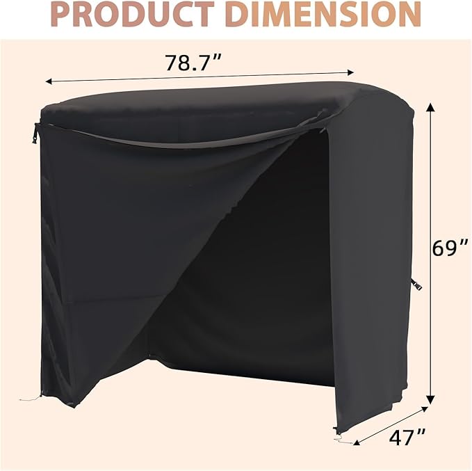 U-MAX Porch Swing with Cover, Patio Swing with Adjustable Backrest&Canopy 3 Seat Outdoor Swing with Canopy 2-in-1 Convertible Patio Daybed with Removable Brown Cushions U-MAX