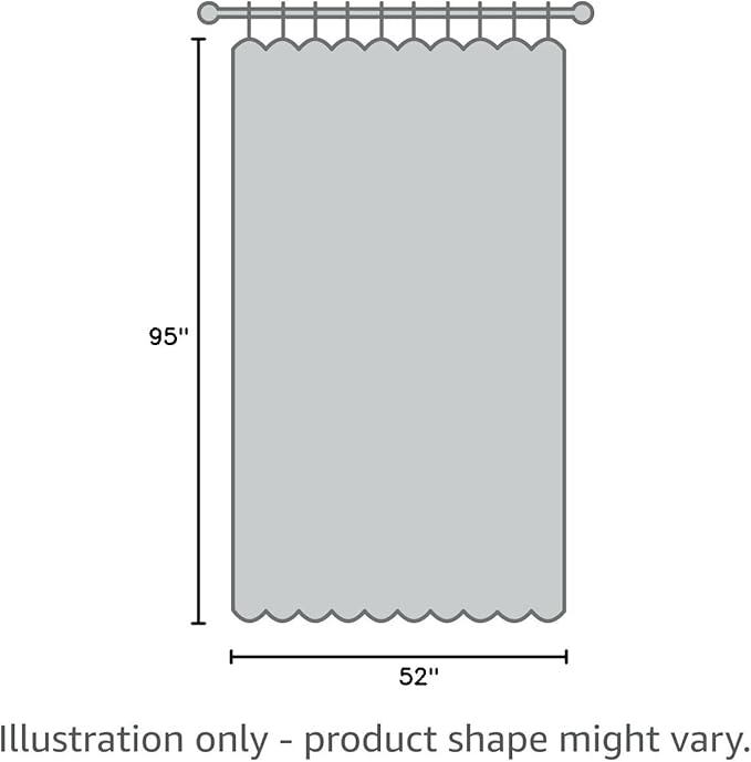 NICETOWN Bedroom Curtain 95 inches Long for Bedroom - Grommet Top Thermal Insulated Window Treatment Energy Saving Sound Reducing Drape for Living Room (Dry Rose, 1 Panel, W52 x L95) NICETOWN