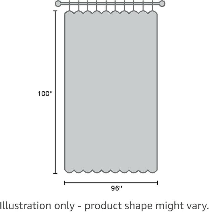 Joydeco Blackout Patio Sliding Door Curtains 96 Inches Long, Grommet Privacy Room Divider Curtains, Extra Wide Thermal Blackout Drapes for Bedroom Living Room (Light Beige, 100Wx96L, 1 Panel) JOYDECO