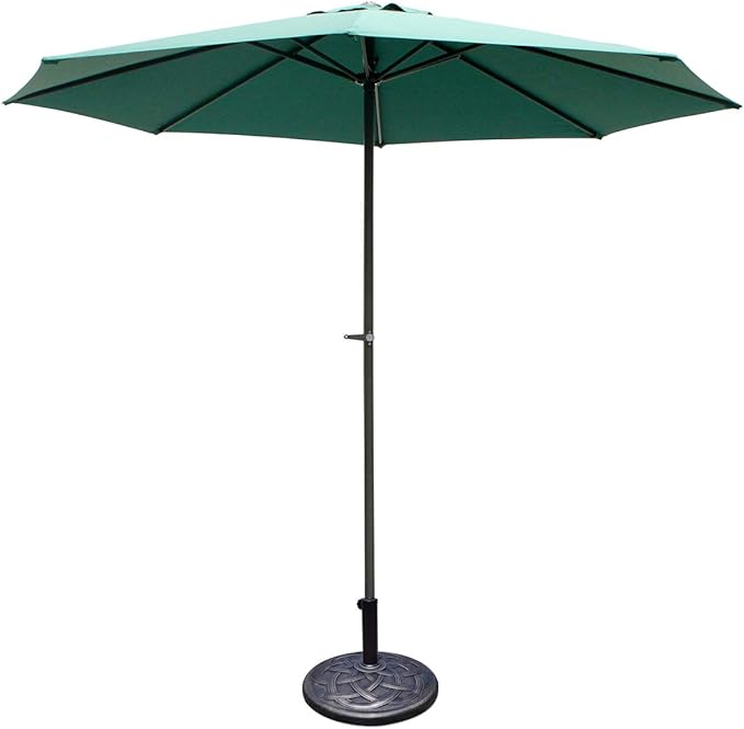 Giantex 43lbs Patio Market Umbrella Base, Heavy Duty Outdoor Stand, Cast Iron Umbrella Holder for Garden Beach, Classic Round Umbrella Standing Deck Porch Giantex