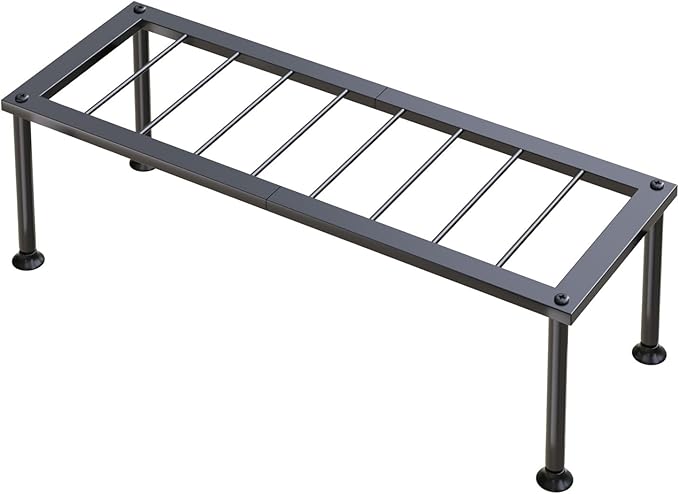1 Tier Plant Stand: Ladder Plant Holder - Metal Flower Pot Stand - Heavy Duty Flower Rack for Living Room Patio Garden Corner Balcony and Courtyard. Josmimic
