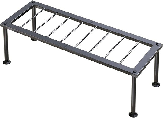 1 Tier Plant Stand: Ladder Plant Holder - Metal Flower Pot Stand - Heavy Duty Flower Rack for Living Room Patio Garden Corner Balcony and Courtyard. Josmimic