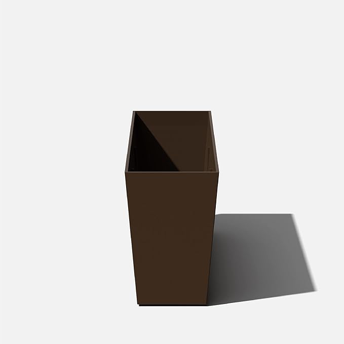 Veradek Pure Series Midori Trough Planter - Large Rectangular Planter for Indoor or Outdoor Deck/Porch | Durable All-Weather Use with Drainage Holes | Modern Decor for Shrubs, Flowers, Small Plants VeradekOutdoor