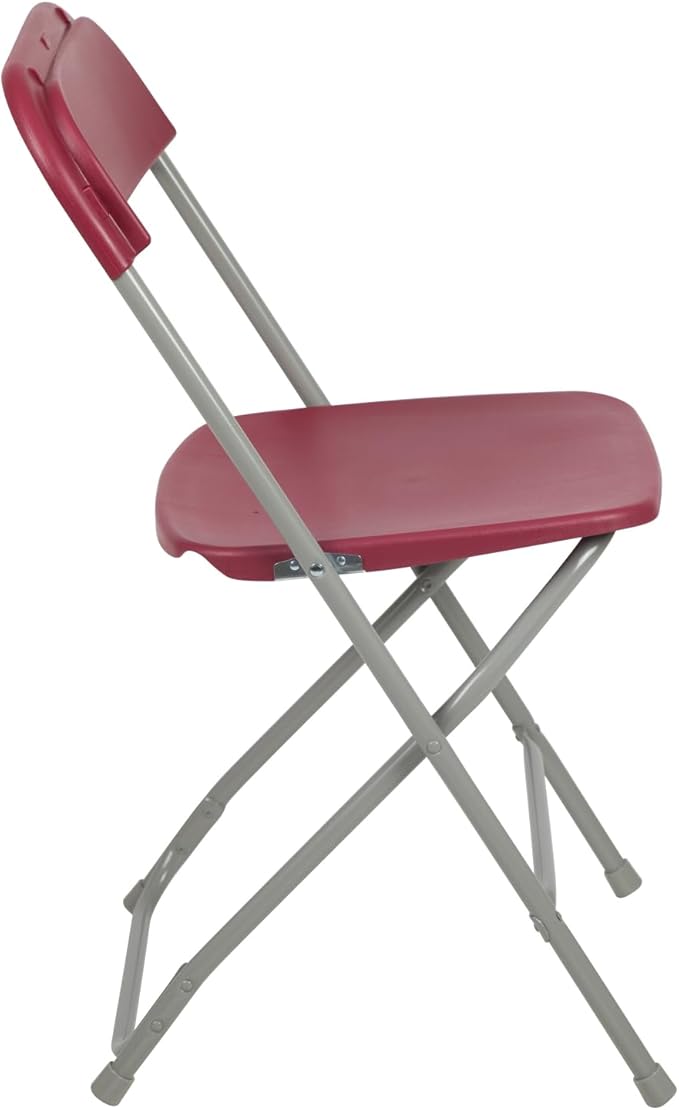 Flash Furniture Hercules Series Plastic Folding Chair - Red - 6 Pack 650LB Weight Capacity Comfortable Event Chair-Lightweight Folding Chair FlashFurniture
