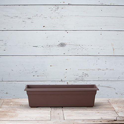 Root & Vessel 16243, Brown, Countryside Flower Box Planter, 24-Inch Novelty
