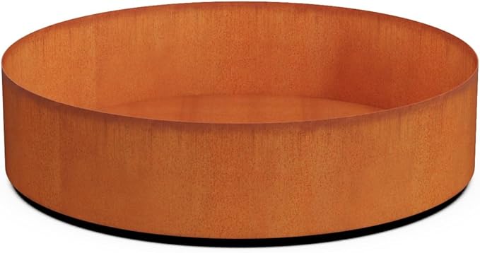 Plantercraft Corten Steel Planter 48 Inch | Large Round Planters for Outdoor Plants & Modern Raised Garden Bed | Extra Large Outdoor Planters for Commercial & Residential Landscape Design Plantercraft
