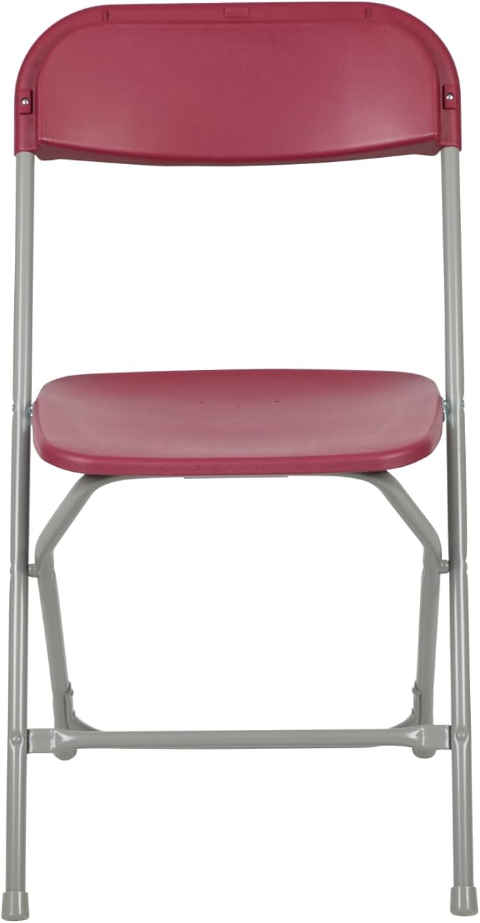 Flash Furniture Hercules Series Plastic Folding Chair - Red - 6 Pack 650LB Weight Capacity Comfortable Event Chair-Lightweight Folding Chair FlashFurniture
