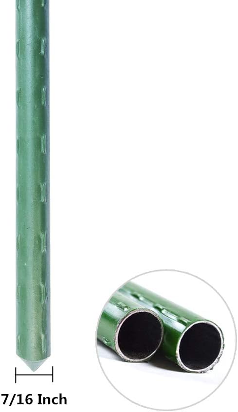 WAENLIR Garden Stakes 48 inch 4ft Sturdy Tomato Stakes, Plant Stakes for Outdoor Plants, Plant Support Sticks for Gardening, Pack of 30 WAENLIR