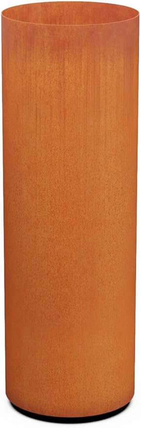 PLANTERCRAFT Corten Steel Metal Planter Box, Round Sizes, Modern Garden Steel planters for Commercial and Residential Outdoor Use. Plantercraft