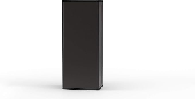 Suncast 19 Cubic Ft. Heavy-Duty Resin Cabinet with Lockable Handles, Multi-Wall Construction, and Metal-Reinforced Shelves for Basement, Utility Room and Garage Storage, Black, Made in the USA SuncastCommercialProducts