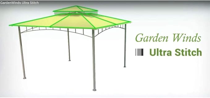 Garden Winds Universal Pergola Replacement Canopy - Standard 350 - Stripe Canyon GardenWinds