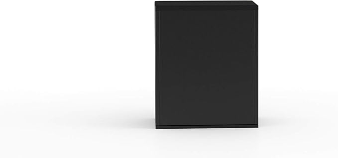 Suncast Heavy-Duty Resin Outdoor Storage Cabinet, 30" W x 20.25" D x 36" H Dark Grey Base Garage Storage Cabinet with Lockable Doors and Metal Reinforced Shelves, Made in The USA SuncastCommercialProducts