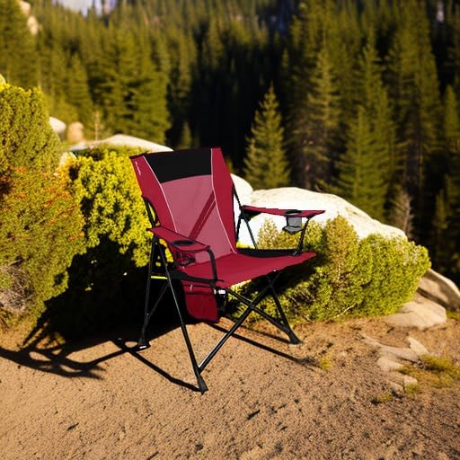 Kijaro Dual Lock Portable Camping Chairs - Versatile Folding Chair, Sports Chair, Outdoor Chair & Lawn Chair - Dual Lock Feature Red Rock Canyon Kijaro