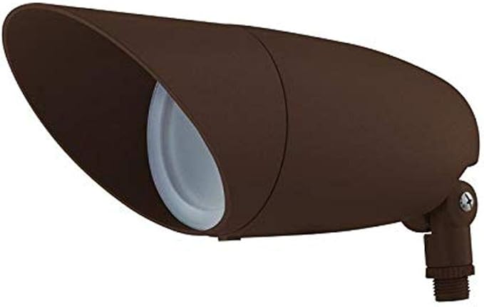 Nuvo 62/1206 One Light 12.2-Inch LED Landscape Floodlight, 12W/120V, 3000K/1240 Lumens, Bronze Nuvo