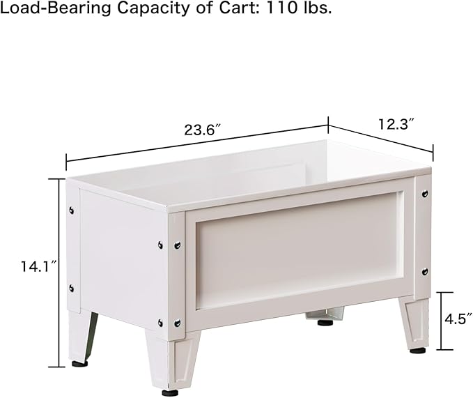 Elevated Metal Planter Box Stand Heavy Duty Raised Garden Bed for Vegetables Flowers Herbs Indoor Outdoor Use, White PROXRACER