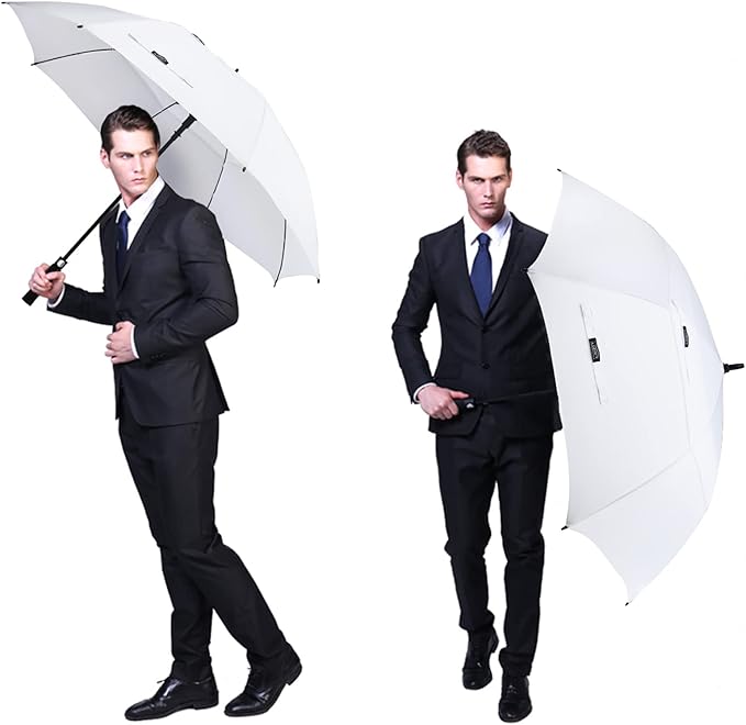 G4Free 47/54/62/68/72 Inch Automatic Open Golf Umbrella Oversize Extra Large Double Canopy Vented Windproof Waterproof Stick Umbrellas G4Free