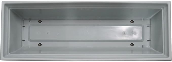 The HC Companies 24 Inch Mojave Window Planter Box with Drainage Holes, Lightweight UV-Resistant Plastic Outdoor Planters, 2-Pack Flower Box for Garden & Home Decor, Sage Green TheHCCompanies